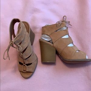 Charlotte Russe lace up heels.